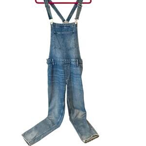 & Denim Distressed Jeans Overalls Size 6